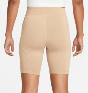 Spodenki rowerowe damskie Nike Everyday Modern beżowe XS DQ6162-200 tył