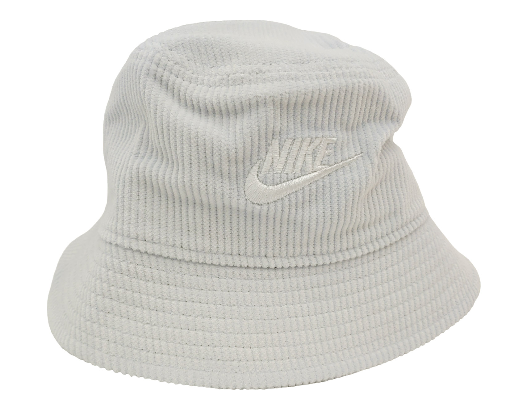 Jasnoszary kapelusz Nike Bob Bucket DC3965-043 sztruks z logo Swoosh
