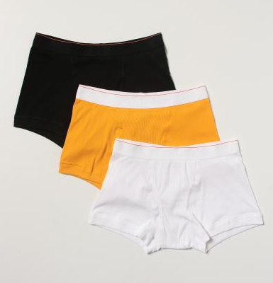 Mix kolorów męskie bokserki Calvin Klein 00040183MB IJM M – biały, czarny, pomarańczowy z logo na pasie