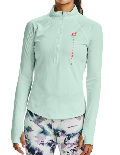 Zielona bluza damska Under Armour 1356218403 SM bok