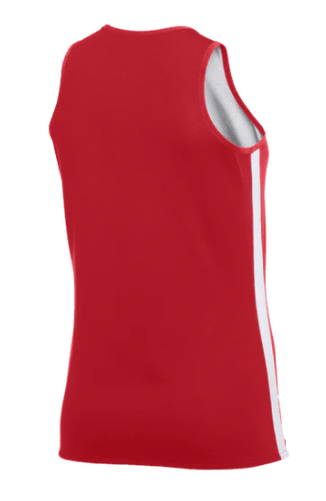 Top dwustronny damski Nike czerwony i biały M detal