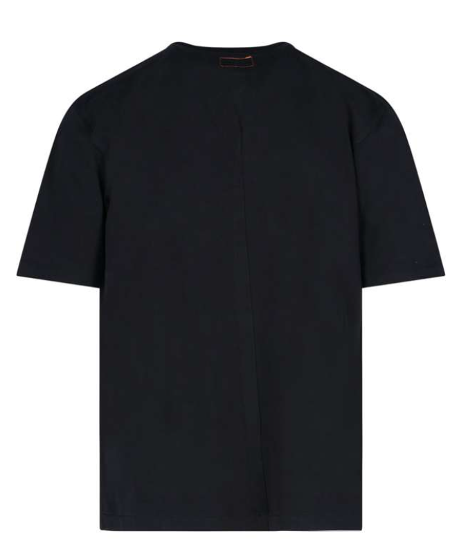 Czarna koszulka Calvin Klein K10K108252 XS - detal