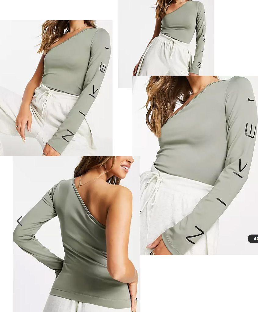 Top damski Nike CZ8188-320 szary XS przód