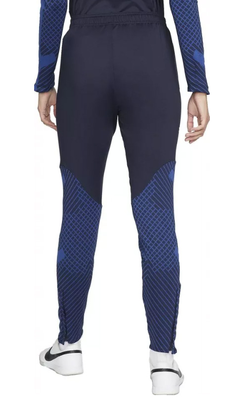 Damskie granatowe spodnie Nike Strike Dri-FIT DH9159-451 XS bok z kieszenią na suwak