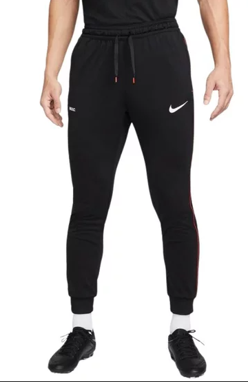 Czarne spodnie męskie Nike F.C. Libero Dri-FIT DH9666-010 S przód z logo Nike