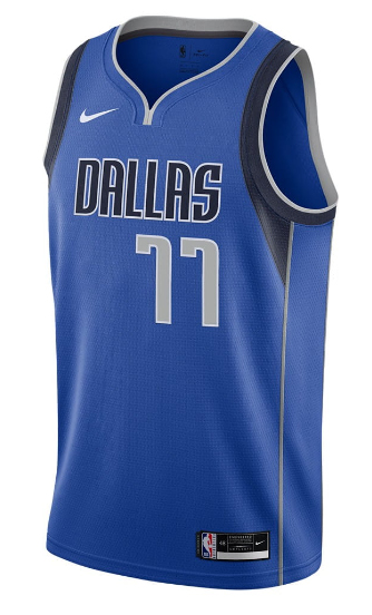 Niebieska koszulka NBA Dallas Mavericks Luka Dončić CW3662489 XXL Icon Edition