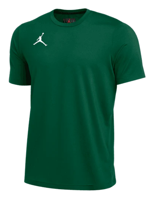 Zielona koszulka męska Nike Jordan Air Dri-FIT S przód