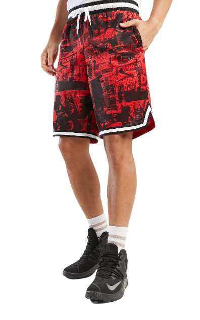 Wielokolorowe spodenki męskie Nike DV9487-657 M bok z logo Nike