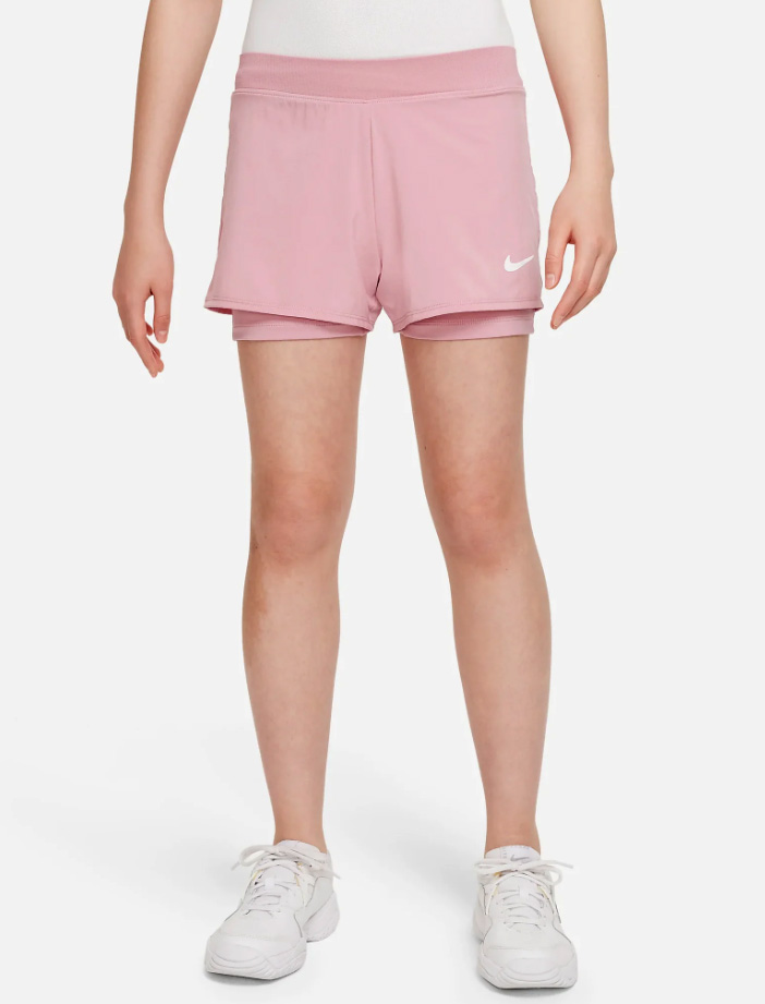 Różowe spodenki dziewczęce Nike Court Victory DB5612-698 L z technologią Dri-FIT