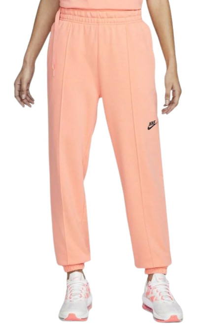 Spodnie dresowe Nike NSW French Terry różowe L bok