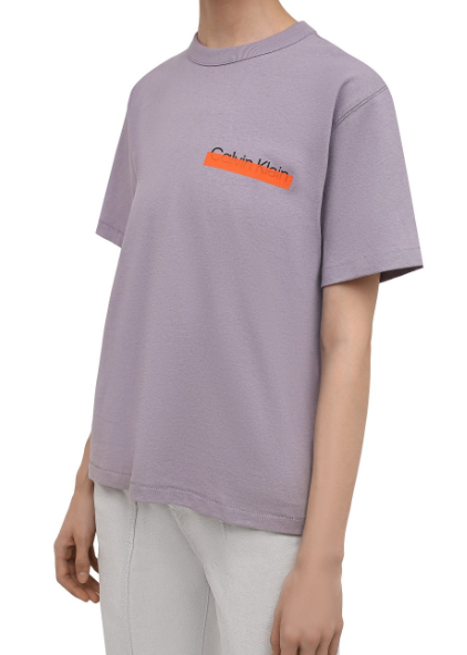 Koszulka damska Calvin Klein fioletowa K20K203717 XL - przód