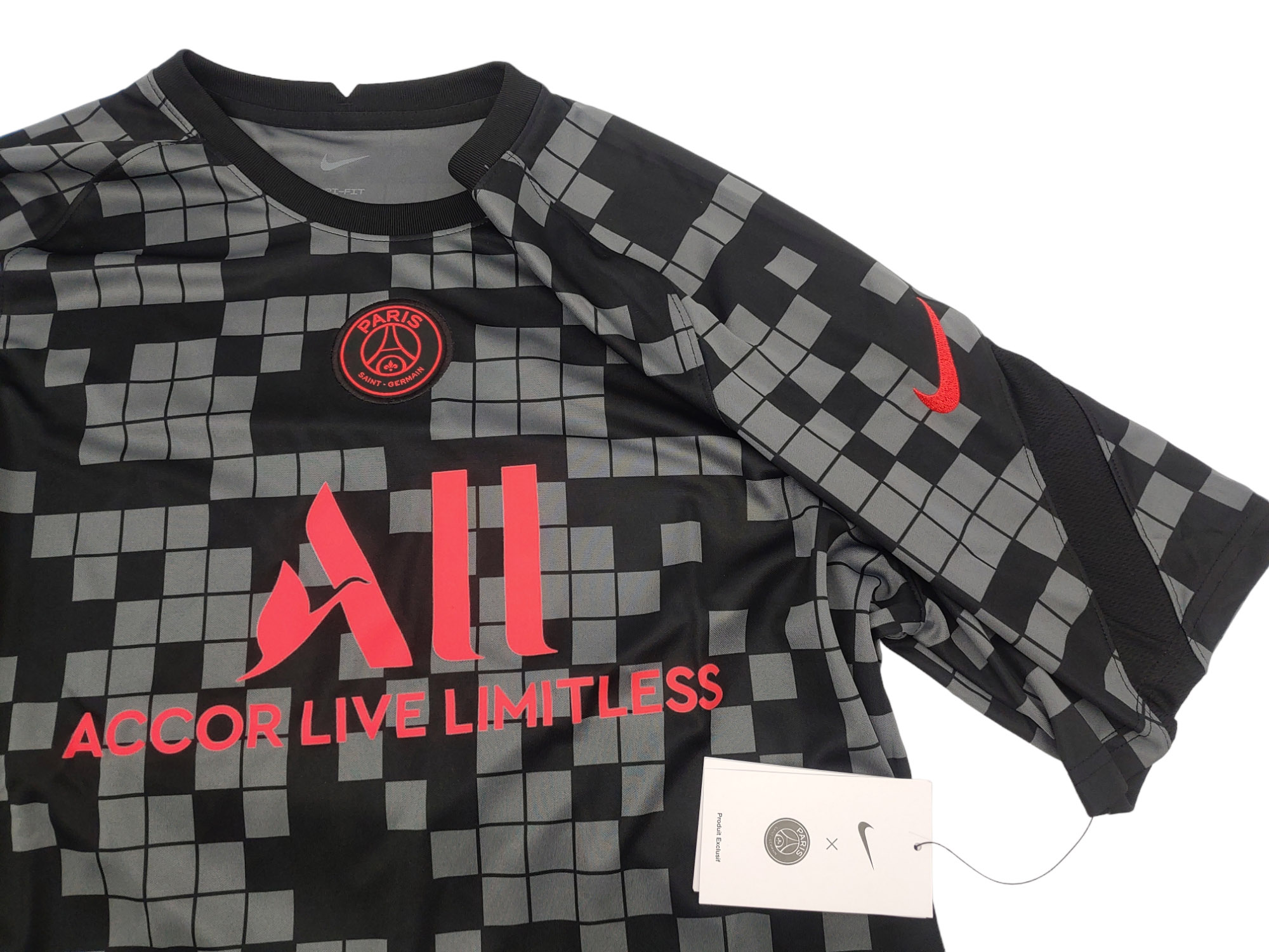 Multikolorowa koszulka męska Nike PSG Pre-Match XL przód