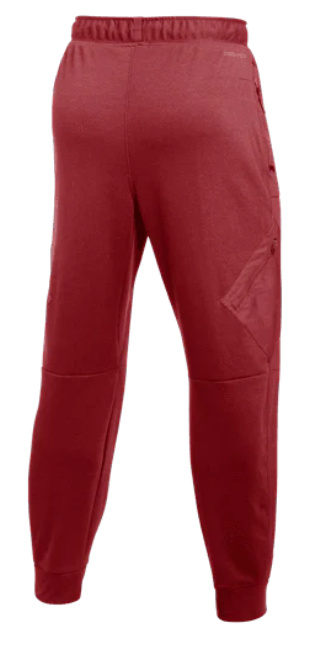 Czerwone spodnie męskie Nike Jordan Air DQ7890-613 M bok z kieszeniami cargo