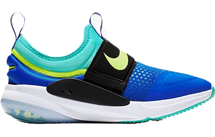 Multikolorowe (niebieski, biały, czarny, zielony, turkusowy) młodzieżowe sneakersy Nike Joyride Nova GS AQ3141-400 r. 37,5