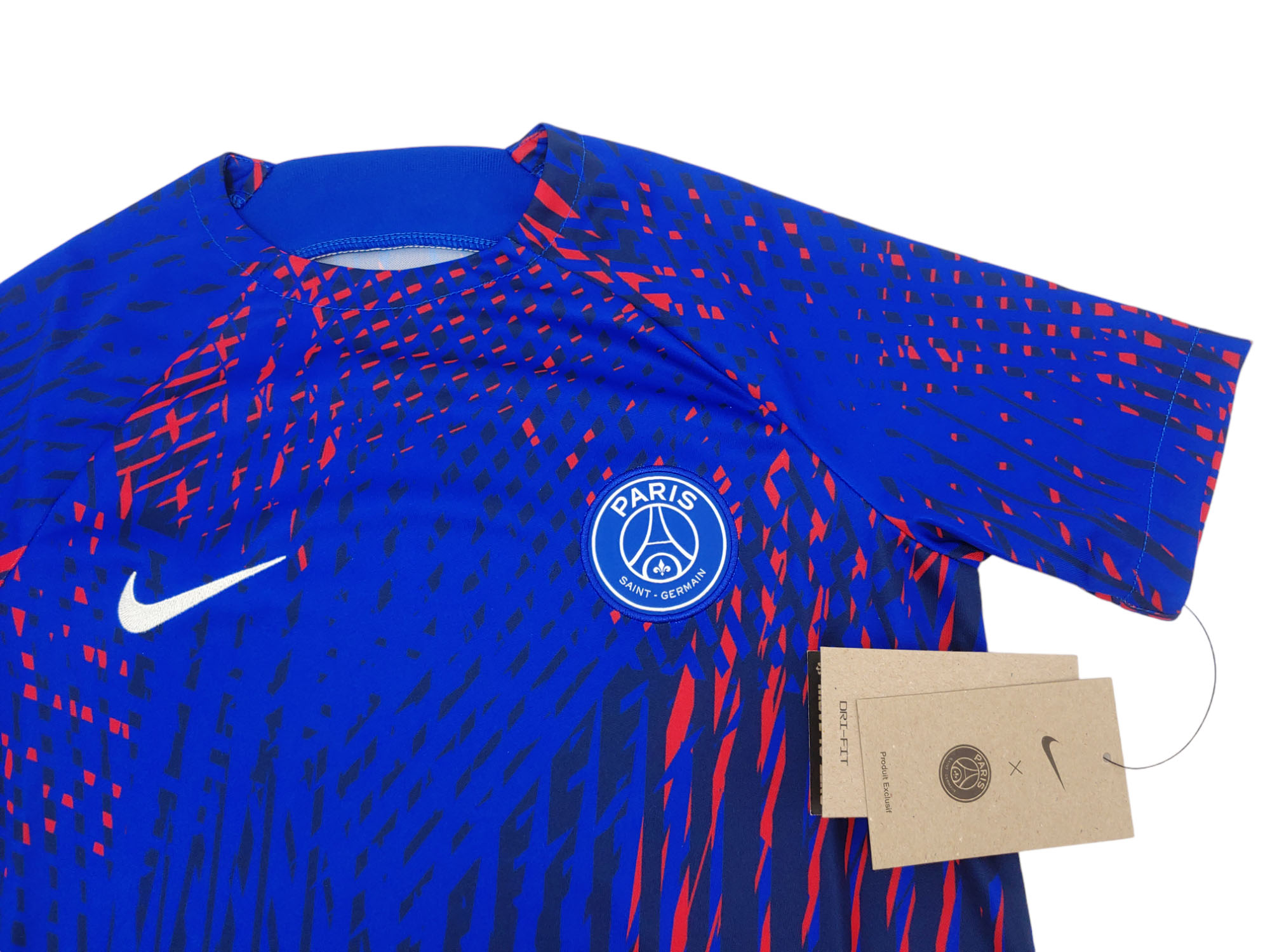 Dziecięca koszulka Nike PSG Pre Match XL tył z technologią Dri-FIT