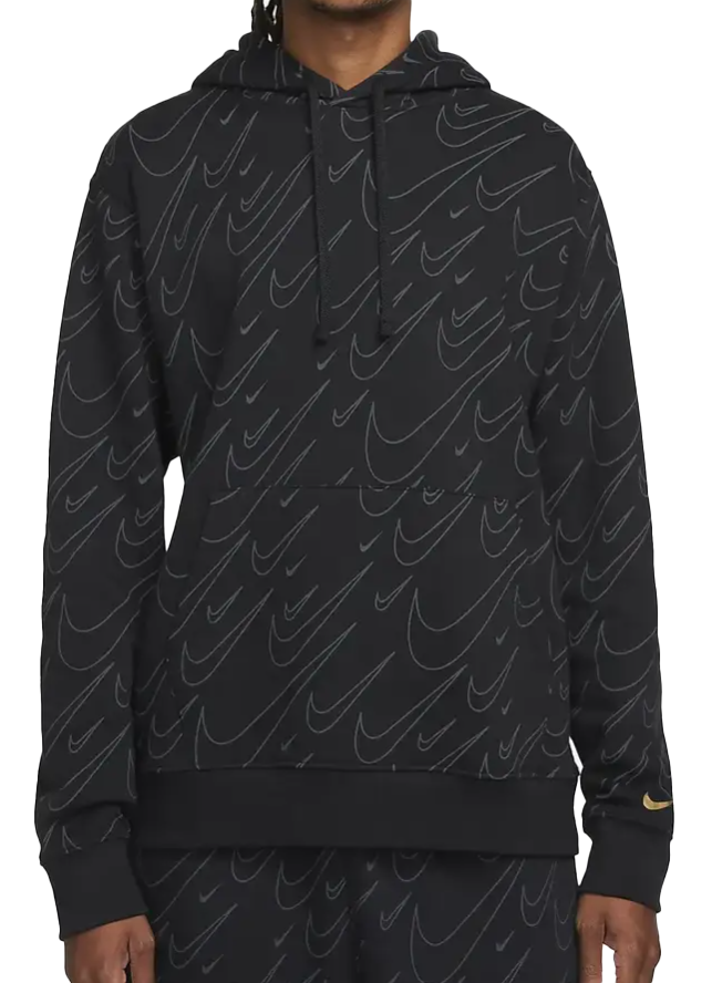 Męska bluza Nike Sportswear Fleece Czarna S – Widok ogólny