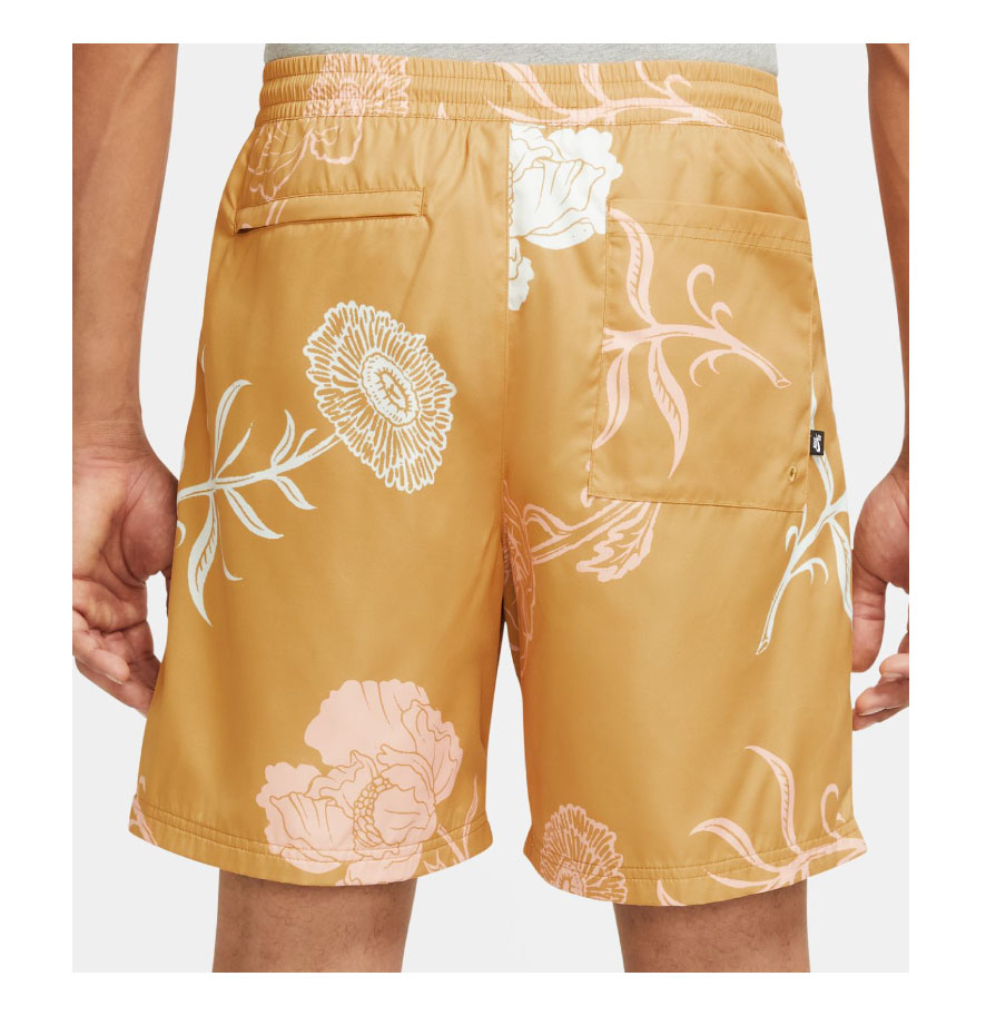 Żółte spodenki pływackie Nike SB Skate Water XL bok