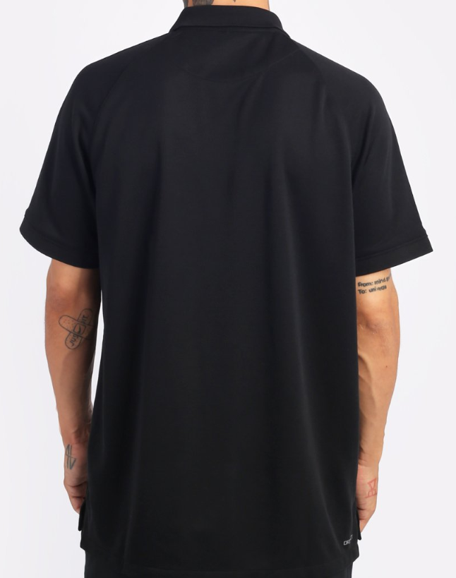 Czarna koszulka męska Nike Jordan Air DZ0540-010 L bok z raglanowymi rękawami