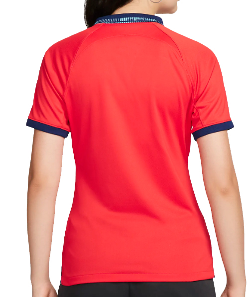 Koszulka damska Nike Anglia Stadium Away 2022/23 XS czerwona przód