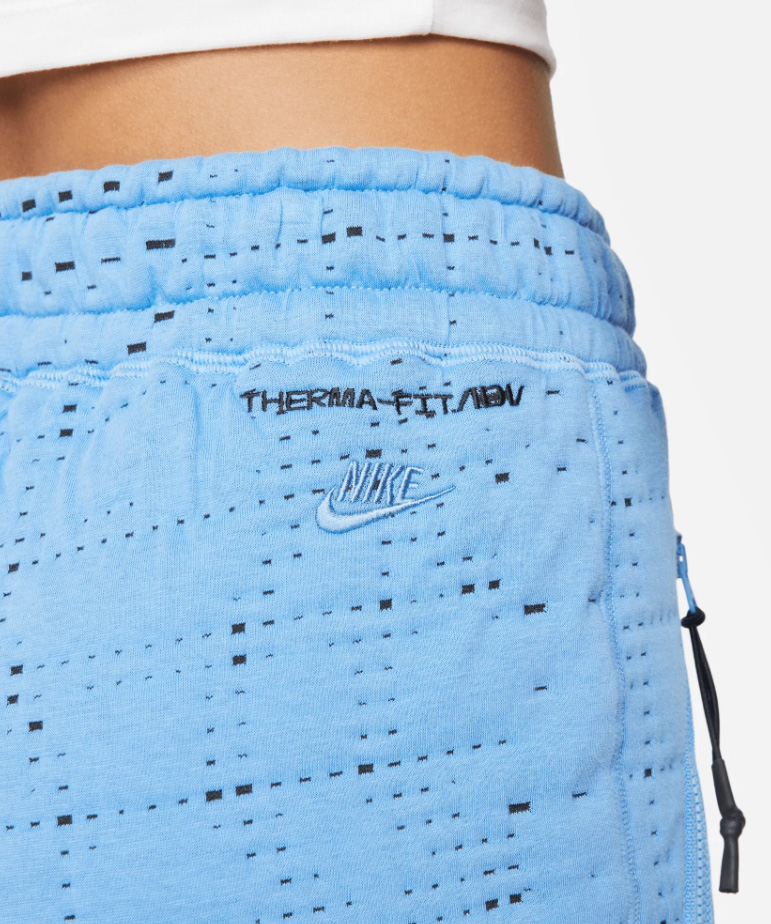 Damskie spodnie dresowe Nike Sportswear Therma Adv DM6172-412 niebieskie tył