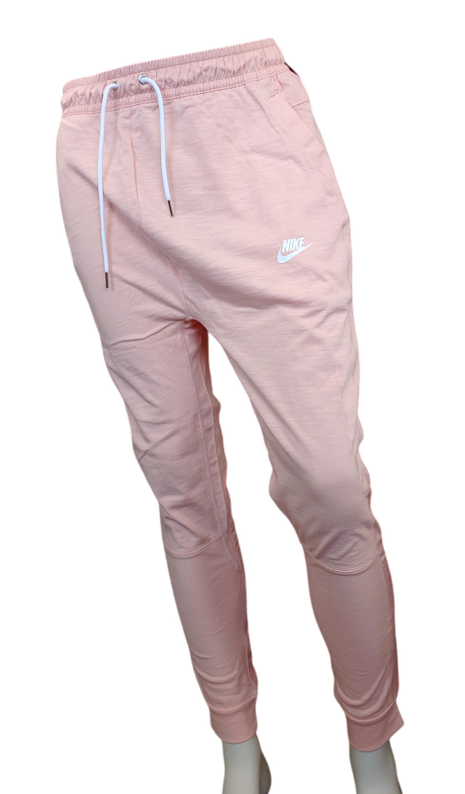 Różowe joggery męskie Nike Modern Essentials DQ2407800 M przód z logo Nike
