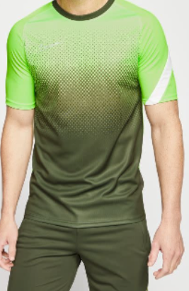 Multikolor męska koszulka Nike Training Academy Dry GX CJ9916-358 S detal siateczkowego tyłu