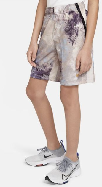 Multikolorowe spodenki dziewczęce Nike Dri-FIT DA0440245 L z technologią Dri-FIT