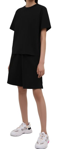 Czarna koszulka Calvin Klein K20K203539 XS - detal