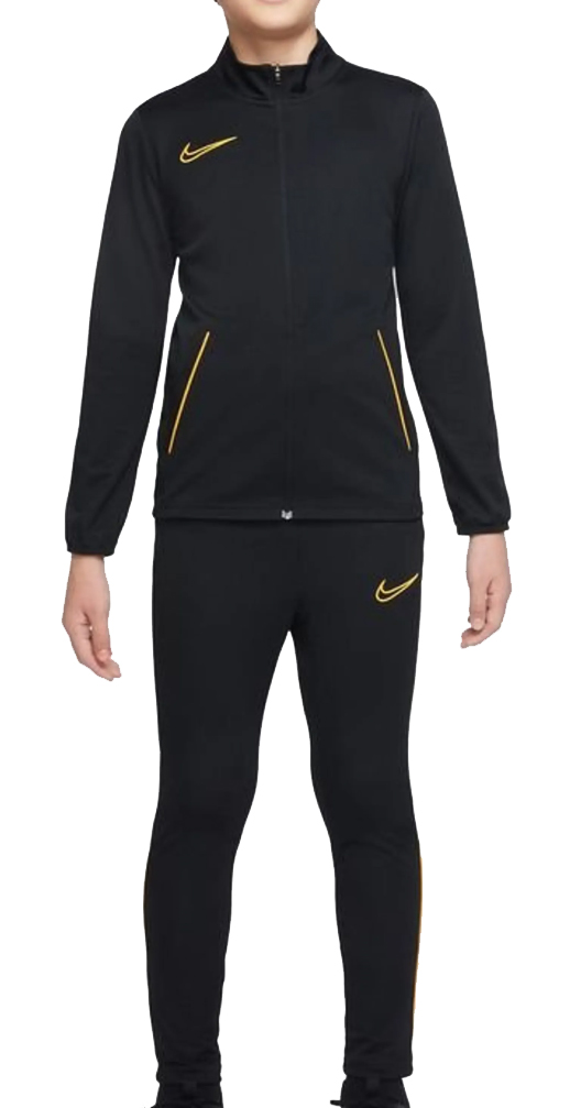 Czarny dres juniorski Nike Academy Dri-FIT CW6133-017 XL z rozpinaną bluzą