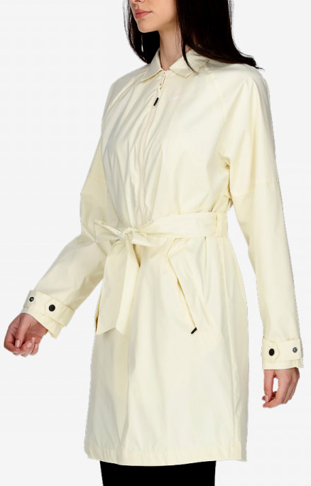 Damski żółty płaszcz Nike Sportswear Windrunner CZ8974-113 M przód z zapięciem na zamek