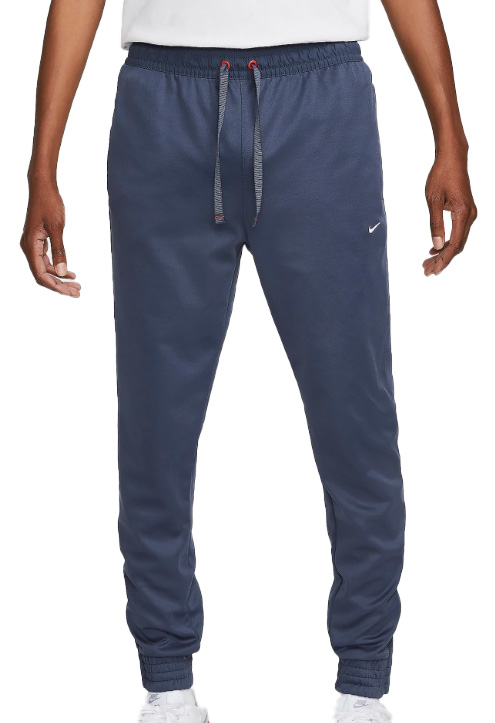 Niebieskie spodnie męskie Nike F.C. Tribuna Football DC9067-437 XXL przód z logo Swoosh