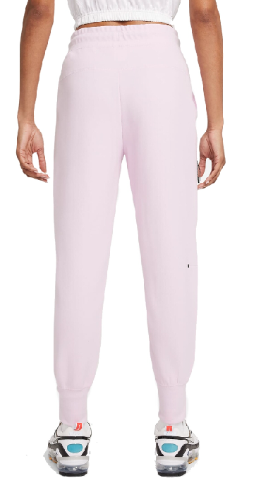 Spodnie dresowe damskie Nike NSW Tech Fleece Joggery L różowe bok