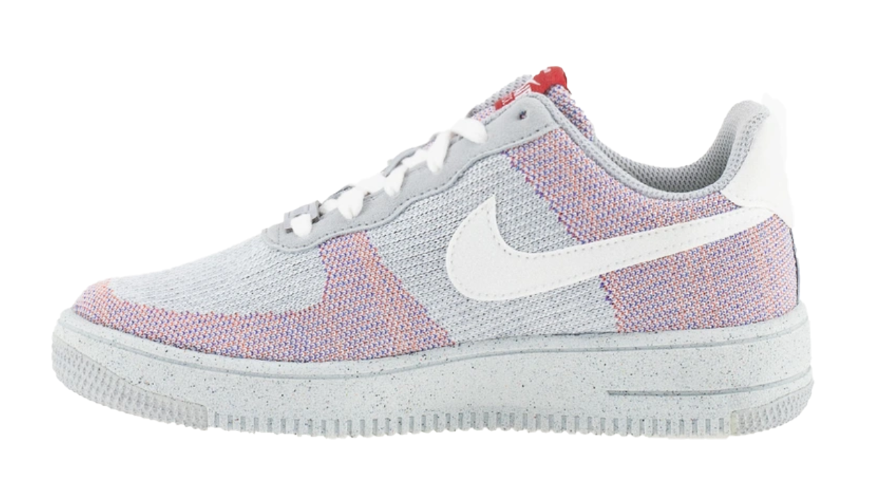 Multikolorowe młodzieżowe sneakersy Nike AF1 Crater Flyknit GS DH3375-002 r. 36,5 z poduszką Air Sole