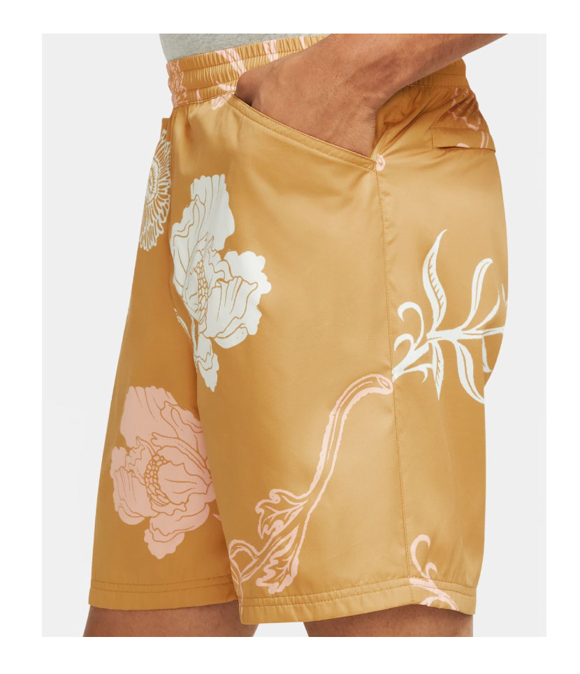 Żółte spodenki pływackie Nike SB Skate Water XL przód