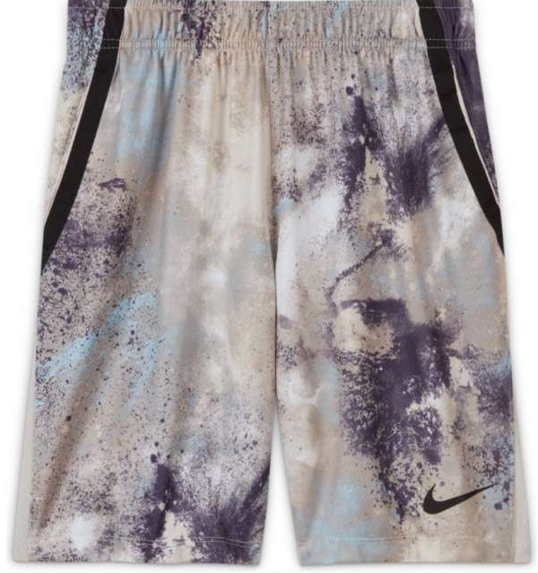 Multikolorowe spodenki dziewczęce Nike Dri-FIT DA0440245 L z fotochromowym logo Swoosh