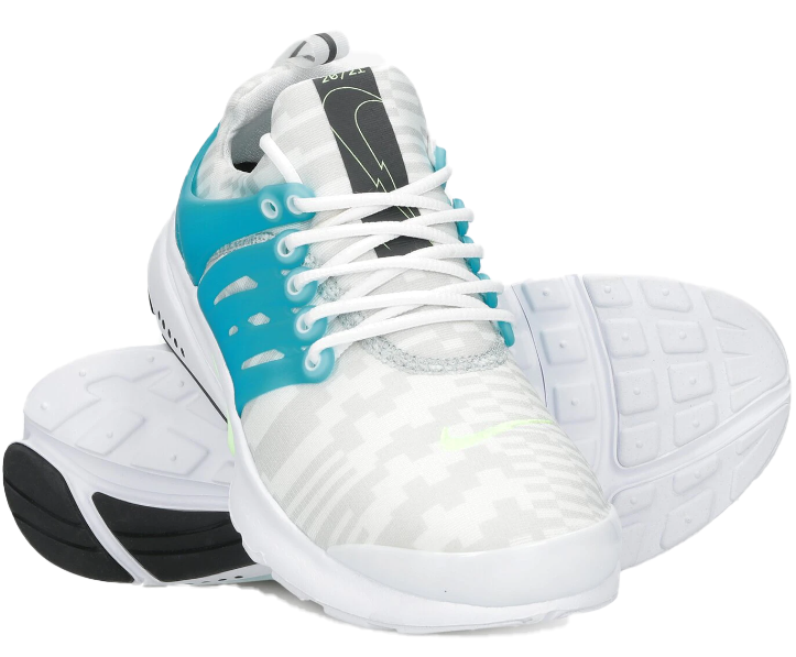 Biało-niebieskie młodzieżowe sneakersy Nike Presto GS DM3193-100 r. 38,5 z pianką Air