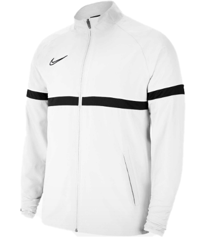 Biała bluza juniorska Nike Academy 21 CW6121-100 L z siateczkowymi panelami