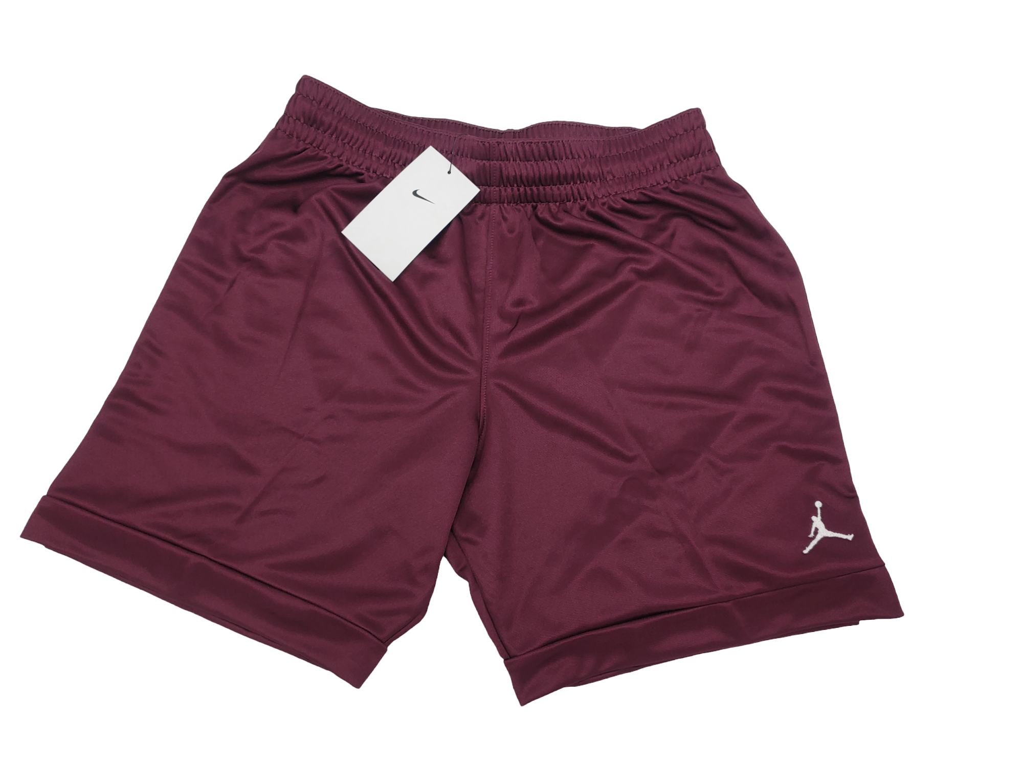 Damskie spodenki Nike Air Jordan Practice bordowe S przód