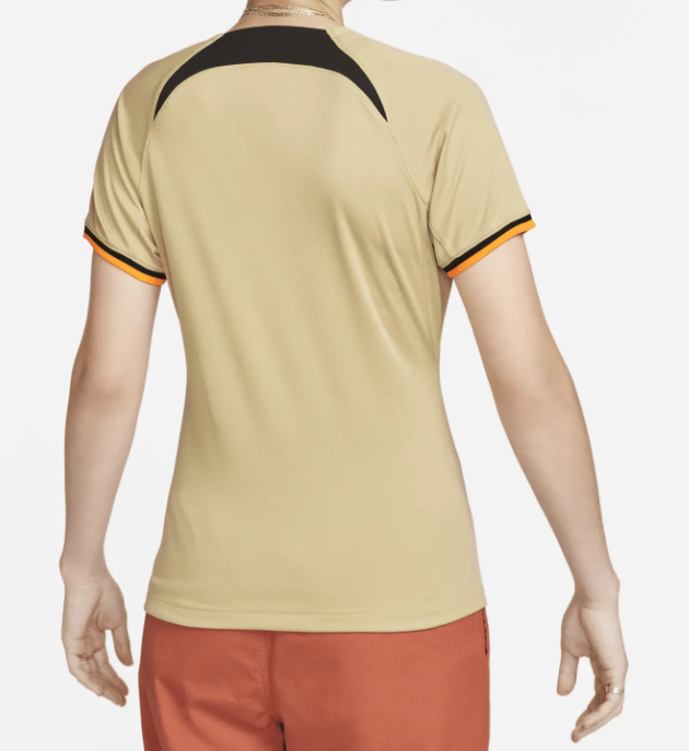Beżowa koszulka damska Nike Chelsea Third S bok