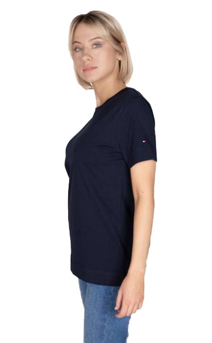 Koszulka damska Tommy Hilfiger Sky Capitan granatowa S detal