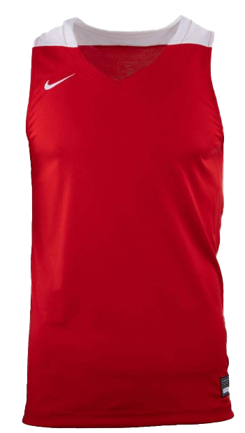 Czerwona koszulka męska Nike Team Franchise Dri-FIT AV2095658 S przód z białą górą