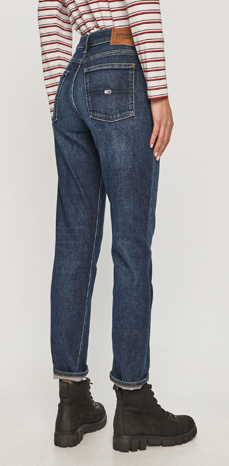 Spodnie damskie Tommy Jeans Izzy High Rise granatowe 25/30 DW0DW09044 przód