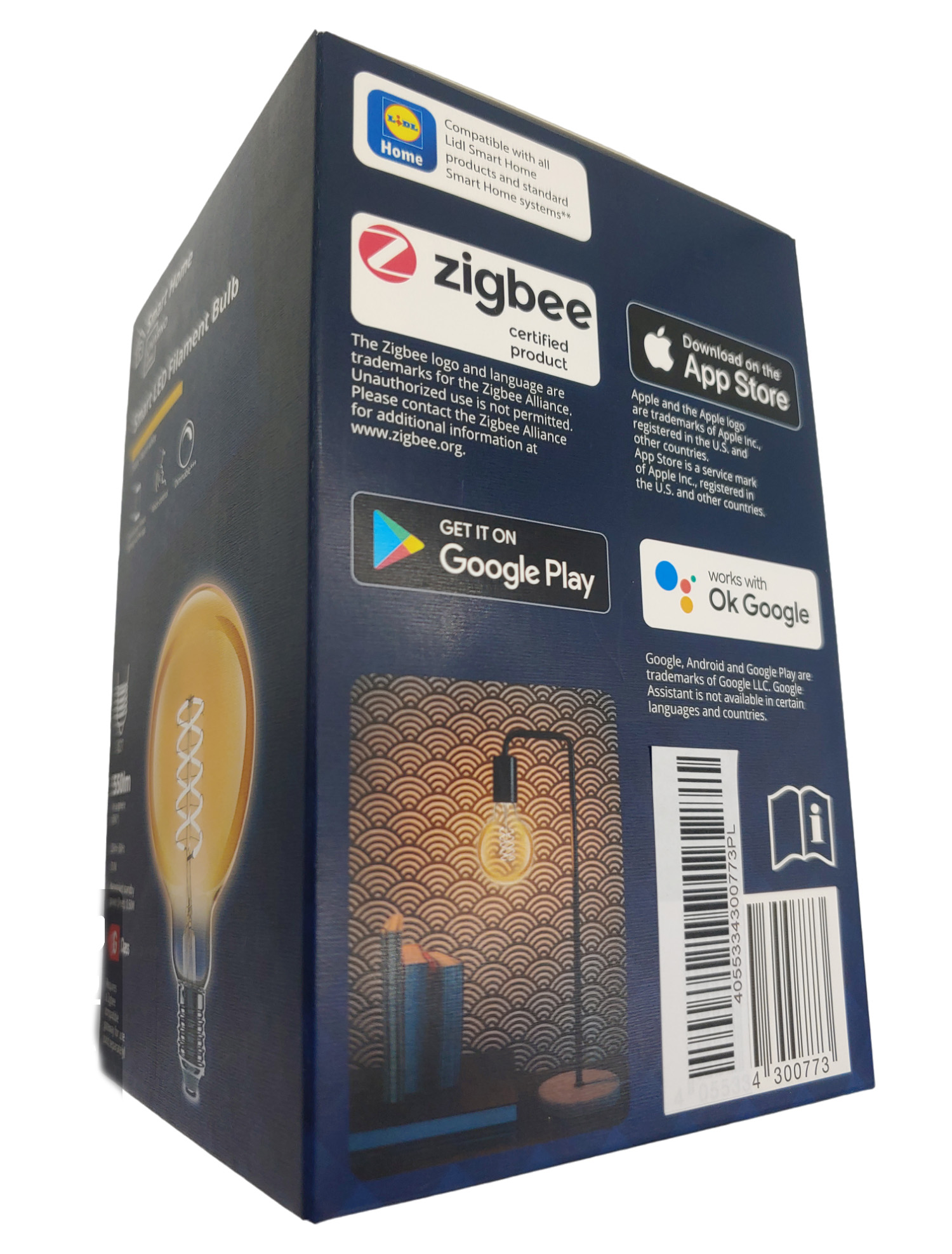 Żarówka LED Filament Livarno Home Zigbee 7,1W E27 550lm 2100K