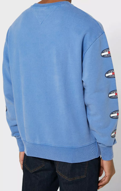 Niebieska bluza męska Tommy Hilfiger Summer Heritage M detal