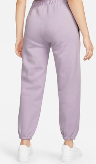 Spodnie dresowe damskie Nike Fleece Pant Loose Fit S fioletowe przód