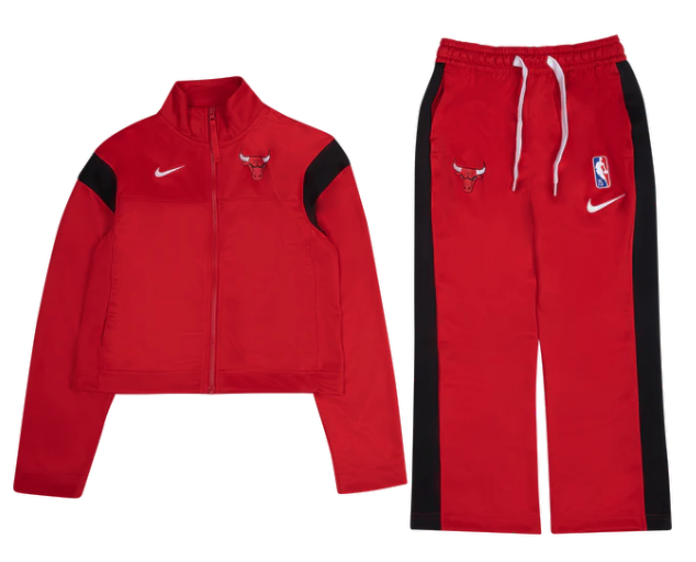 Dres damski Nike NBA Chicago Bulls czerwony S DH8396657 bok