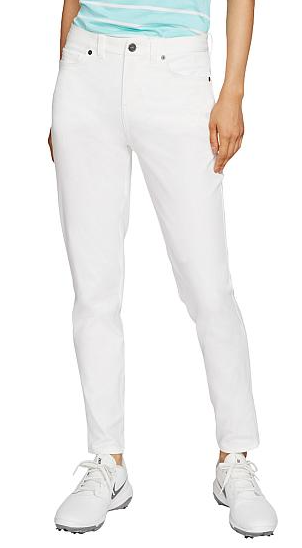 Spodnie damskie Nike Flex Slim Fit 36 białe przód