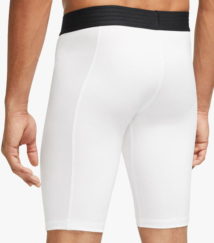 Białe spodenki kompresyjne Nike Jordan Sport L bok