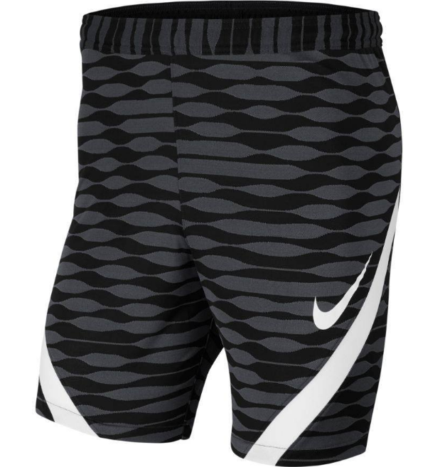 Czarne męskie spodenki Nike Dri-FIT Strike CW5850010 S przód z logo