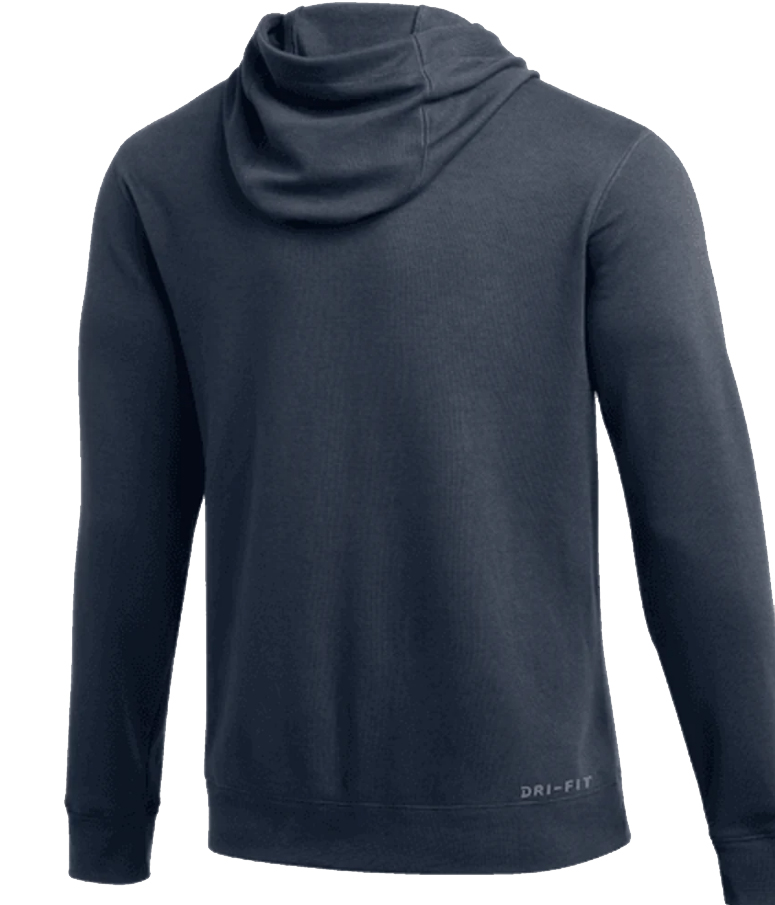 Szara bluza Jordan – tył i detal kaptura